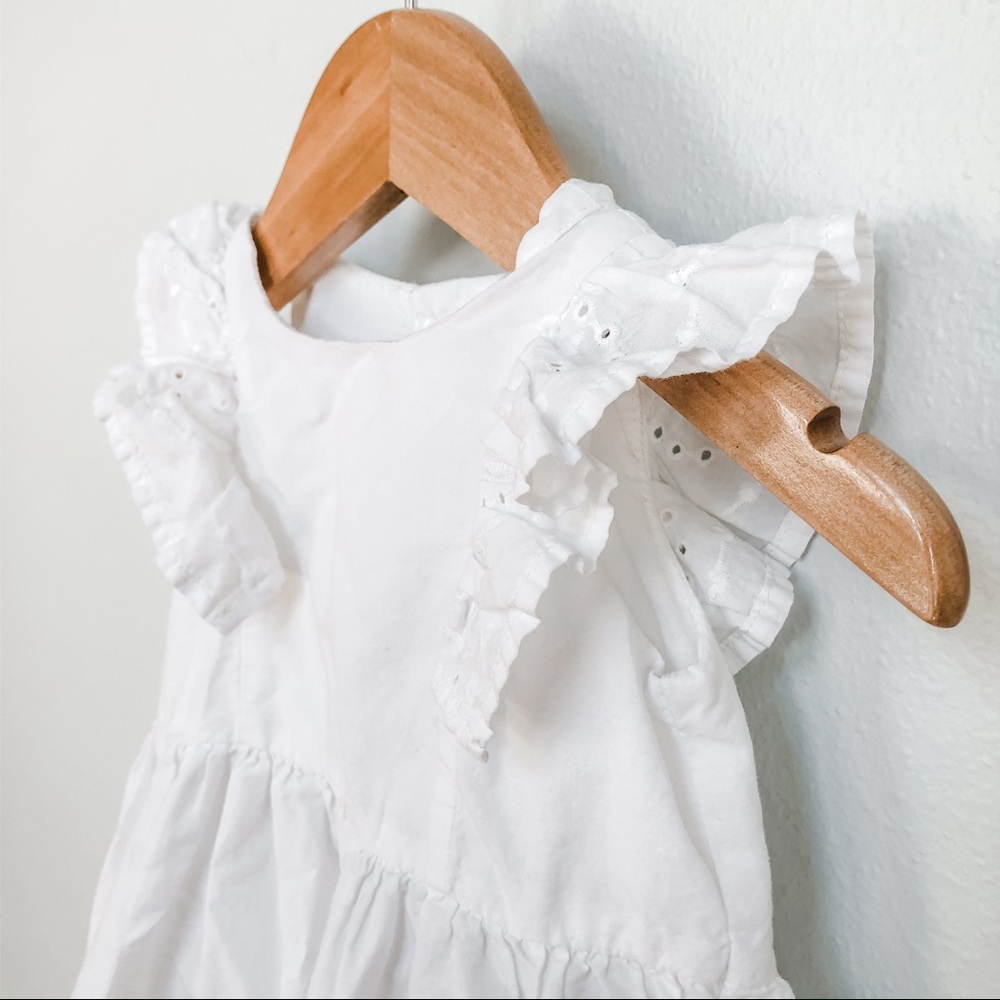 Carters white 12 month dress